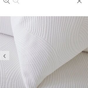 West Elm Wavy Jacquard Duvet Cover & Shams
